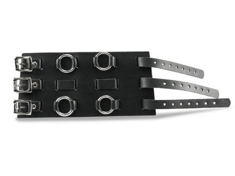 3 Strap Wristband with 4 Rings #2